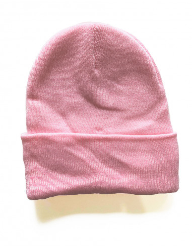Bonnet maille acrylique uni