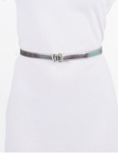 Plain polyurethane belt with metal buckle 2