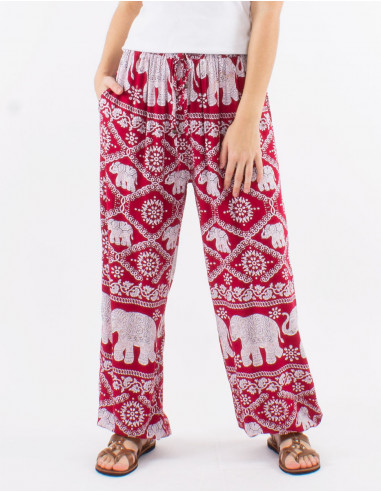 Pantalon Viscose Thai Elephant Aladin