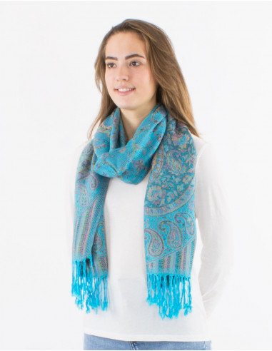 Pack de 10 foulards 55% viscose 45% polyester