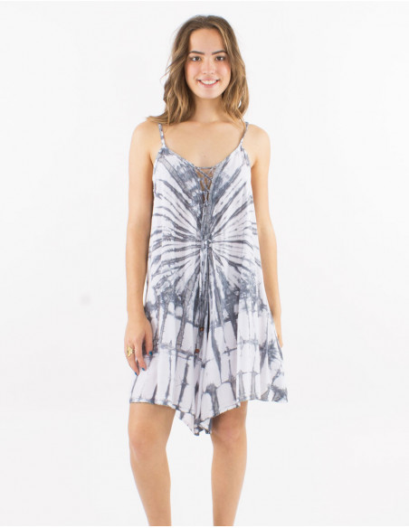 Combi courte viscose tie and dye
