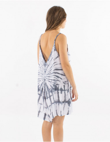 Combi courte viscose tie and dye