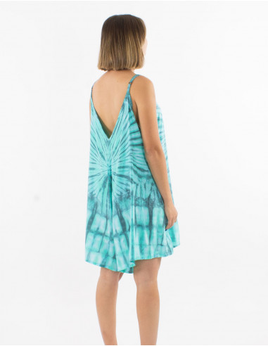 Combi courte viscose tie and dye