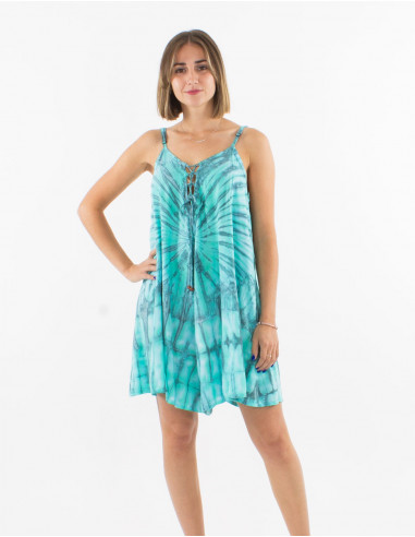 Combi courte viscose tie and dye