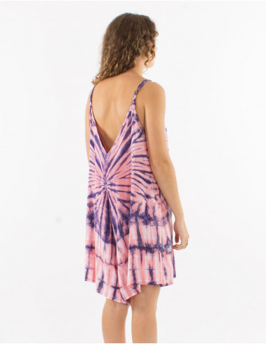 Combi courte viscose tie and dye