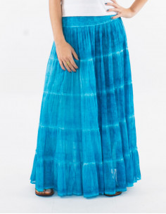 Jupe voile coton volants doublée surteint 2