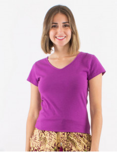 Tee shirt manches courtes uni 2