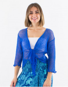 Veste maille polyester légère filet 2