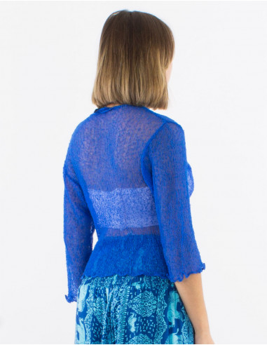 Veste maille polyester légère filet