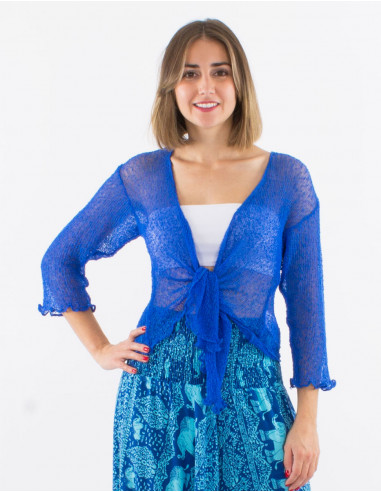 Polyester knitted jacket