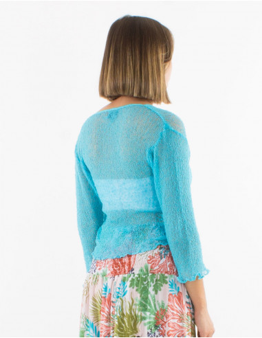 Polyester knitted jacket