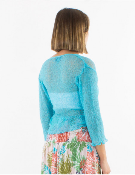 Polyester knitted jacket