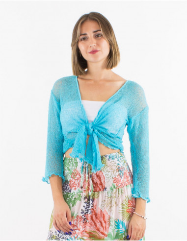 Polyester knitted jacket