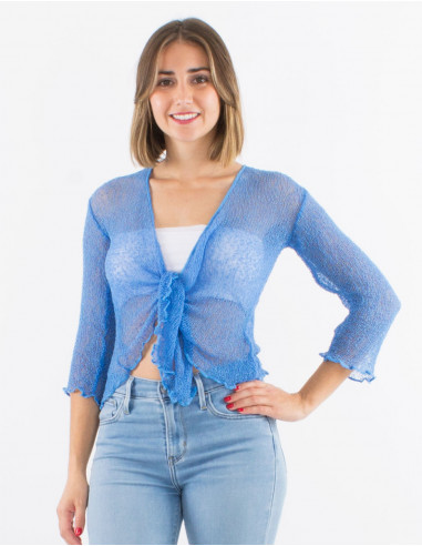 Polyester knitted jacket