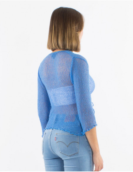 Polyester knitted jacket