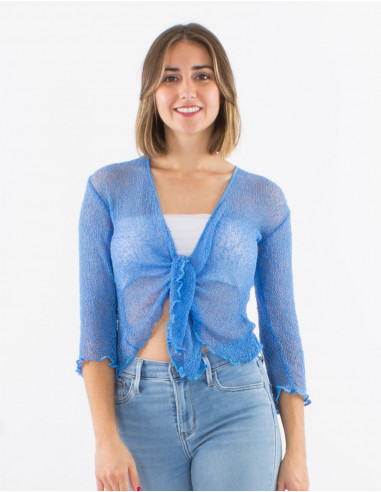 Polyester knitted jacket