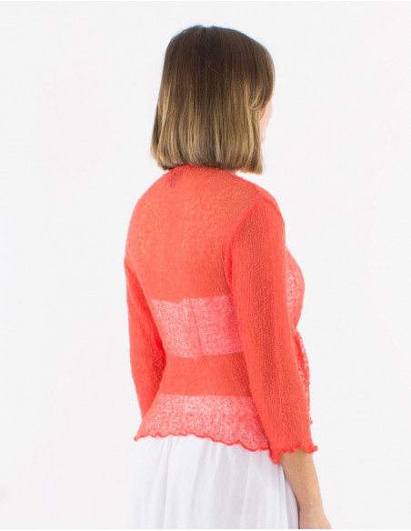 Polyester knitted jacket