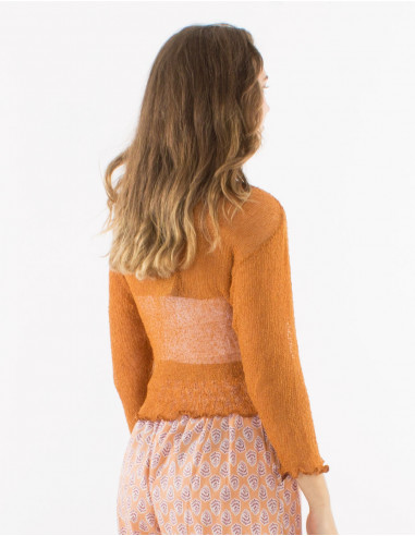 Polyester knitted jacket