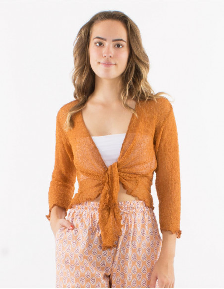 Polyester knitted jacket