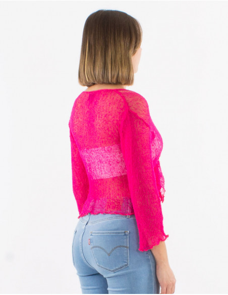 Polyester knitted jacket