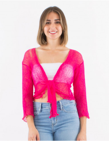 Polyester knitted jacket