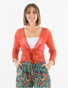 Veste maille polyester légère filet 2