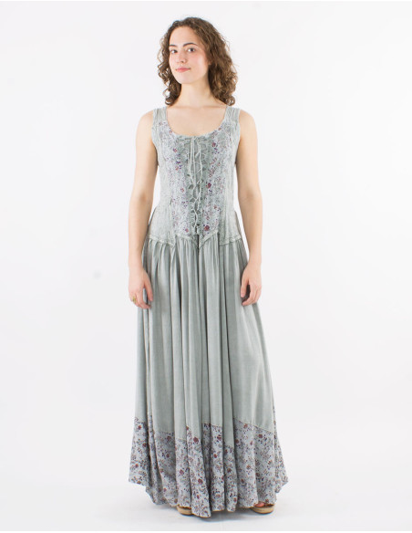 Robe longue viscose bretelles SW