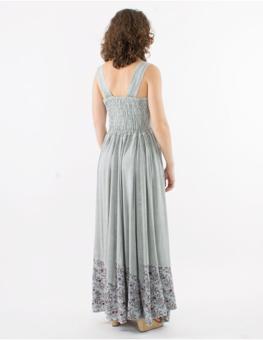 Robe longue viscose bretelles SW