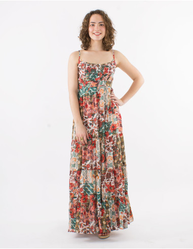 Robe Longue Voile de Coton Doublée
