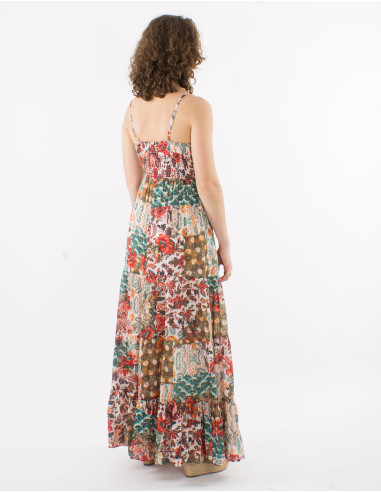 Robe Longue Voile de Coton Doublée