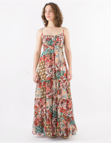 Robe Longue Voile de Coton Doublée