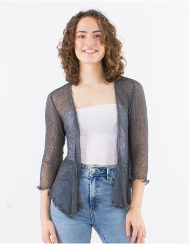 Polyester knitted jacket