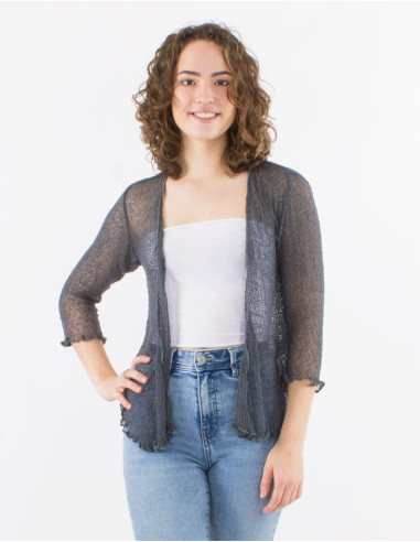 Polyester knitted jacket