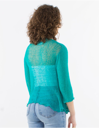 Polyester knitted jacket