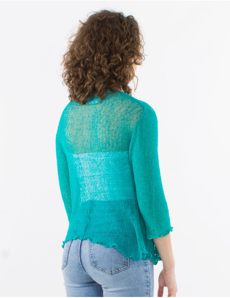 Polyester knitted jacket