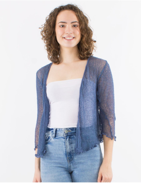 Polyester knitted jacket