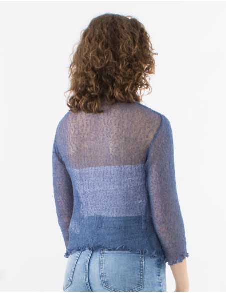 Veste maille polyester légère filet