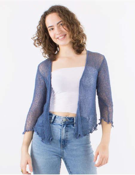 Polyester knitted jacket