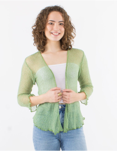 Polyester knitted jacket