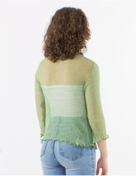 Polyester knitted jacket