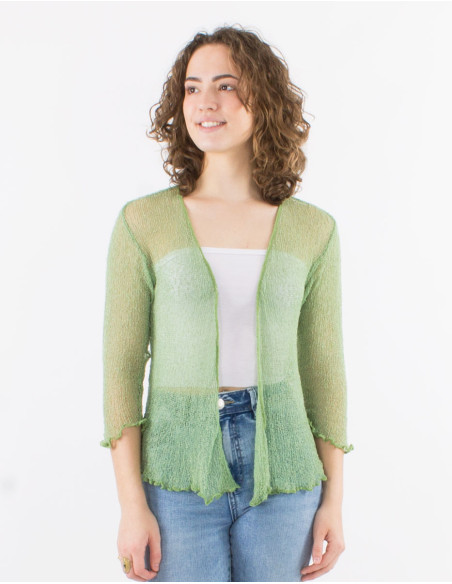 Polyester knitted jacket