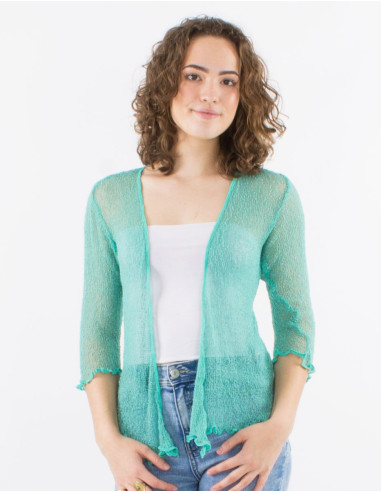 Veste maille polyester légère filet