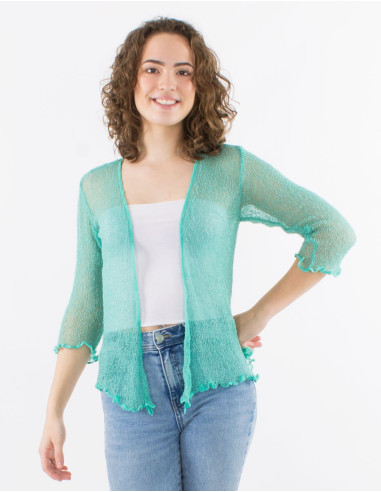 Polyester knitted jacket