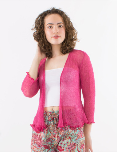 Veste maille polyester légère filet