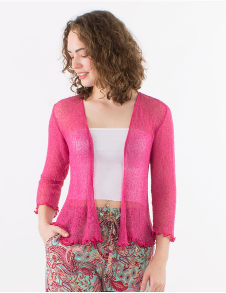 Polyester knitted jacket