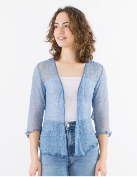 Polyester knitted jacket