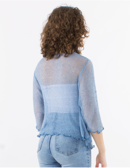 Polyester knitted jacket