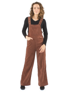 Salopette large velours cotelé 2