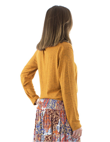 Knitted Sweater 74% Viscose 21% Polyester 5% Elasthanne