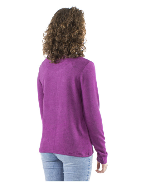 Knitted Sweater 74% Viscose 21% Polyester 5% Elasthanne